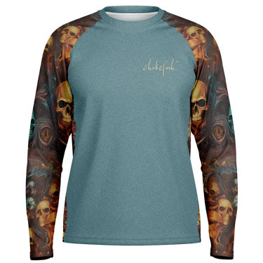 Chokefish™ Long Sleeve Every Day All Weather Skulls Shirt Men's-003-SPECIAL EDITION